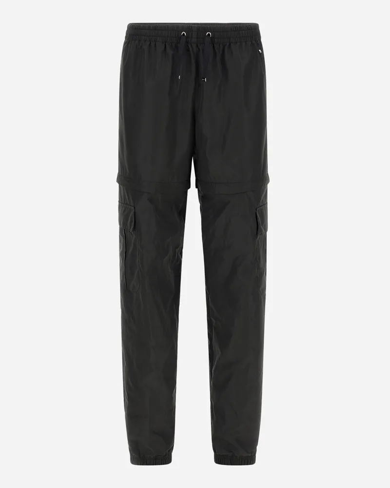 Herno Cargohose Aus New Techno Taft Schwarz