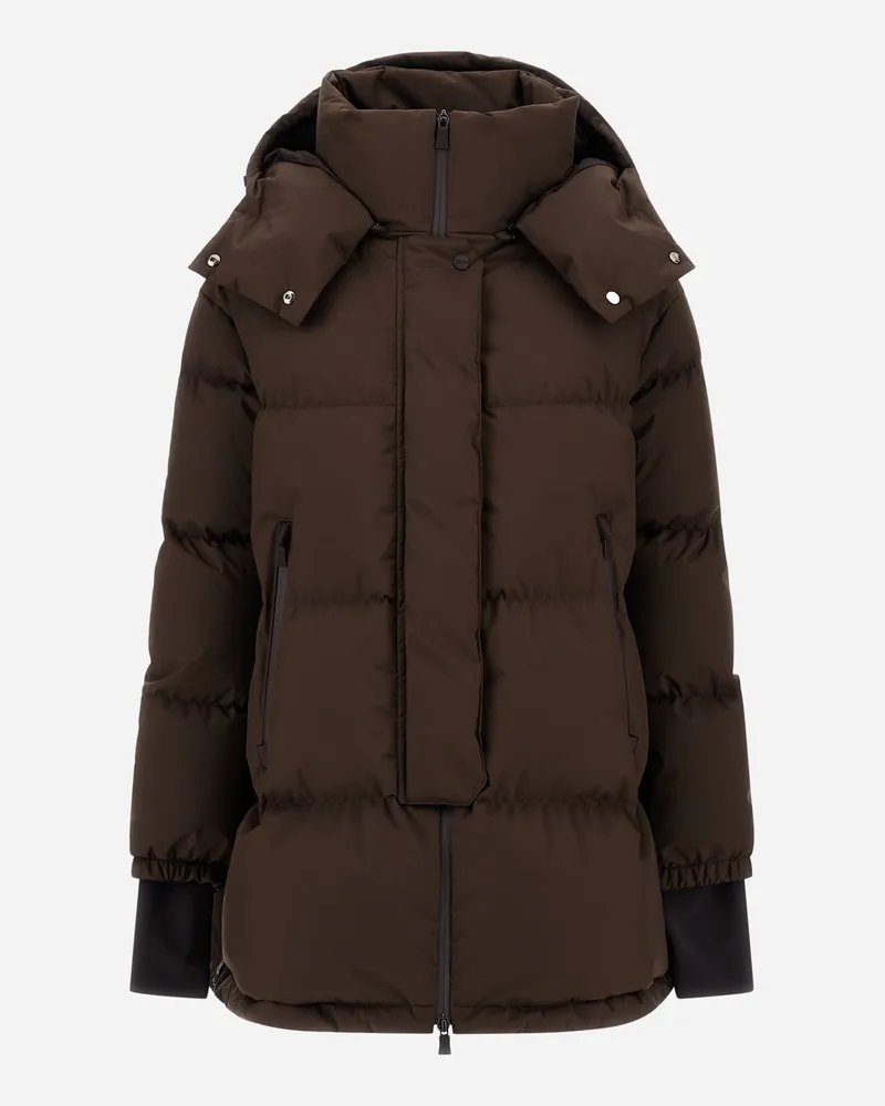 Herno Jacke Relaxed Aus 2 Layer Windstopper - Frau Parka & Jacken Braun Braun