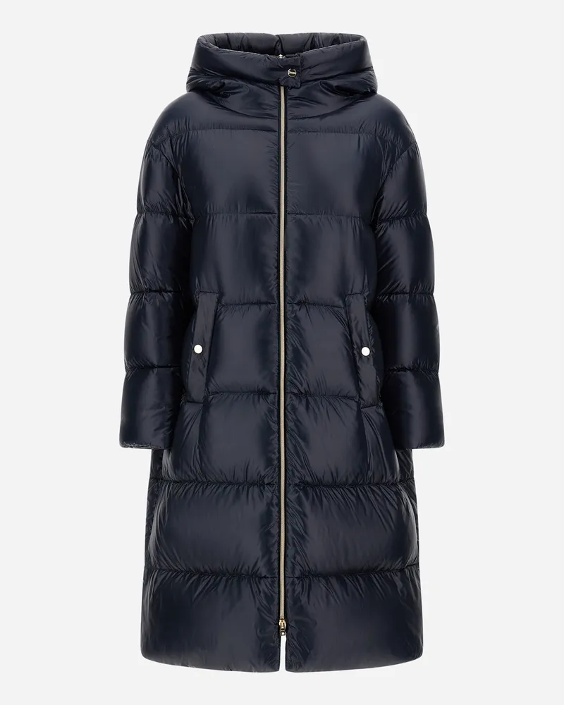Herno Parka In Nylon Ultralight - Frau Capes Marineblau Marineblau