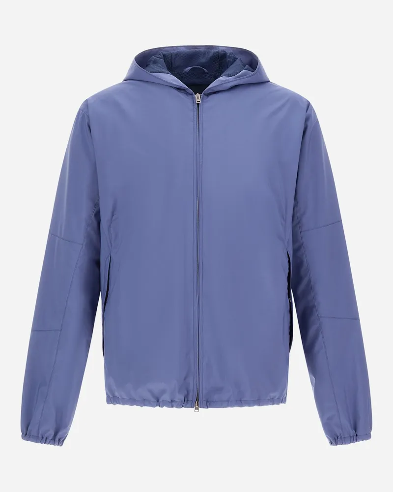 Herno Jacke Aus Smart Tech Hellblau