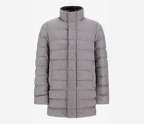 Carcoat Aus Cashmere Silk Und Monogram - Mann Mäntel & Trenchcoats Grau
