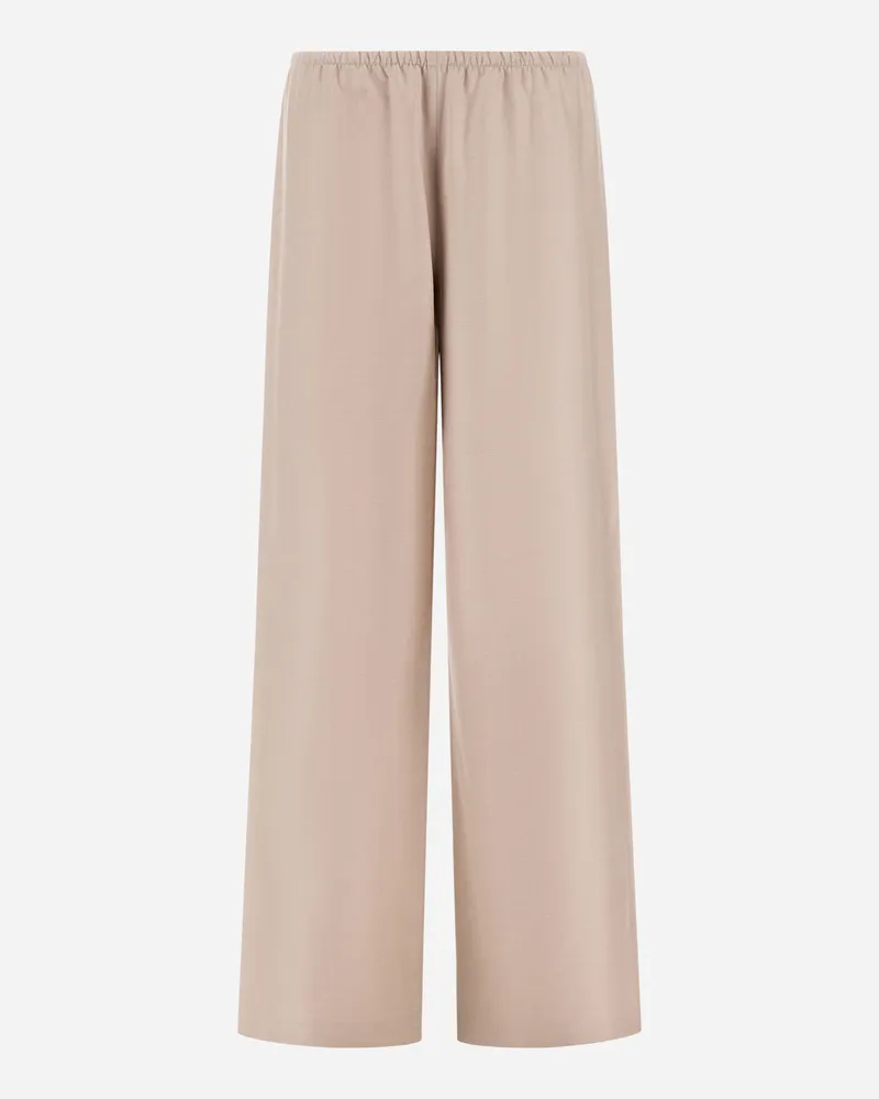 Herno Hose Aus Wolle Und Seide - Frau Hose Chantilly Chantilly