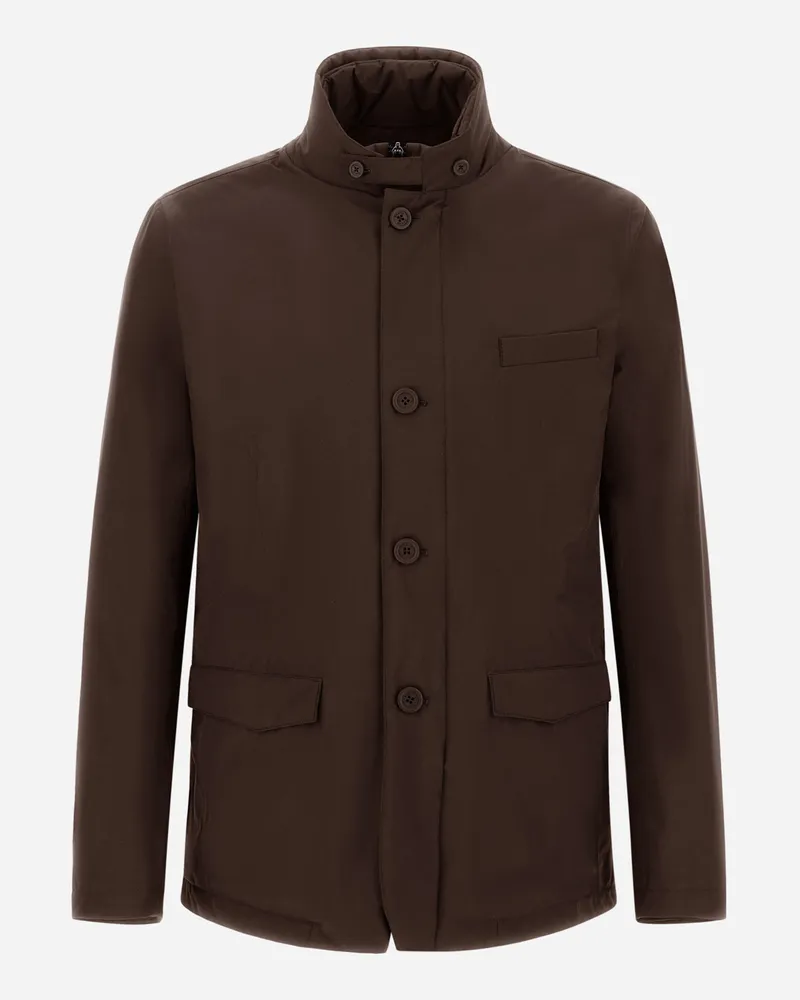 Herno Blazer Aus 2 Layers Windstopper - Mann Blazers Braun Braun