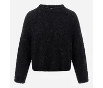 FLUFFY COTTON KNIT PULLOVER
