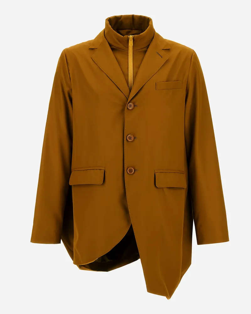 Herno Blazer Globe Aus Post-consume Recycled Poly Gold