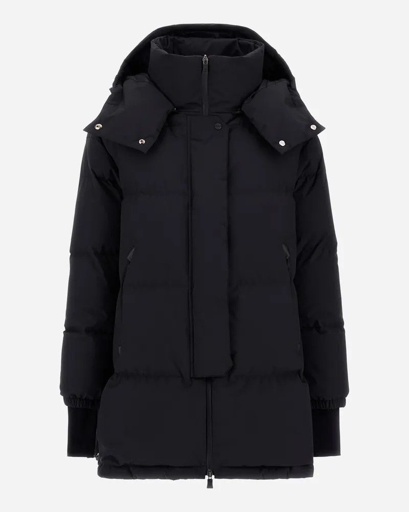 Herno Jacke Relaxed Aus 2 Layer Windstopper - Frau Parka & Jacken Schwarz Schwarz