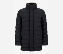 Carcoat Aus Cashmere Silk Und Monogram - Mann Mäntel & Trenchcoats Marineblau