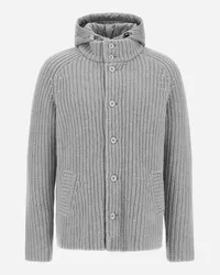 Herno Cardigan Aus Infinity Wool Und Ecoage Grau