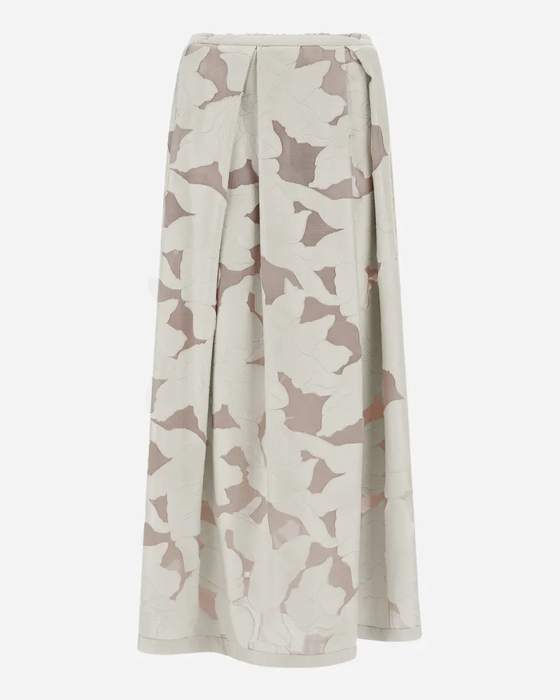 Herno Rock Aus Blooming Jacquard Und New Techno Taft Chantilly