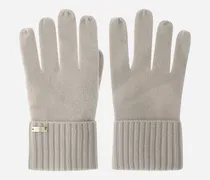 Handschuhe Aus Kaschmir Im Glattstrick - Frau Handschuhe Chantilly