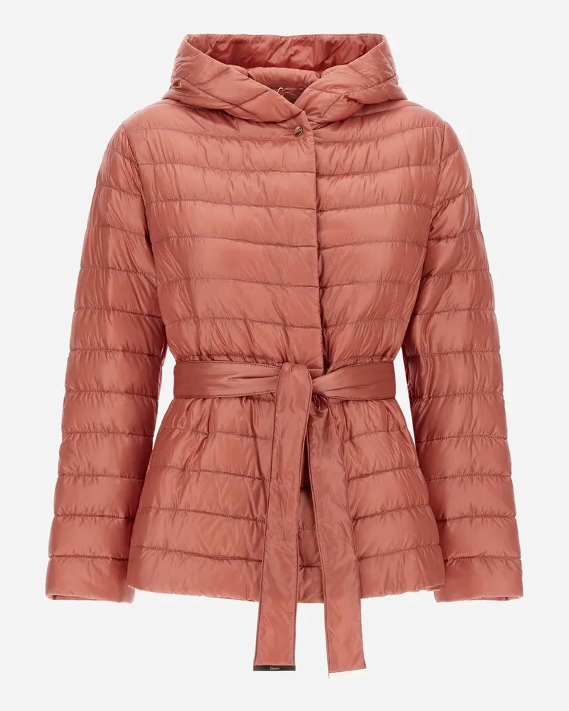 Herno Jacke Aus Nylon Ultralight Rosa