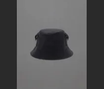 Bucket-hut Laminar Aus Washed Tech-corduroy -   Schwarz
