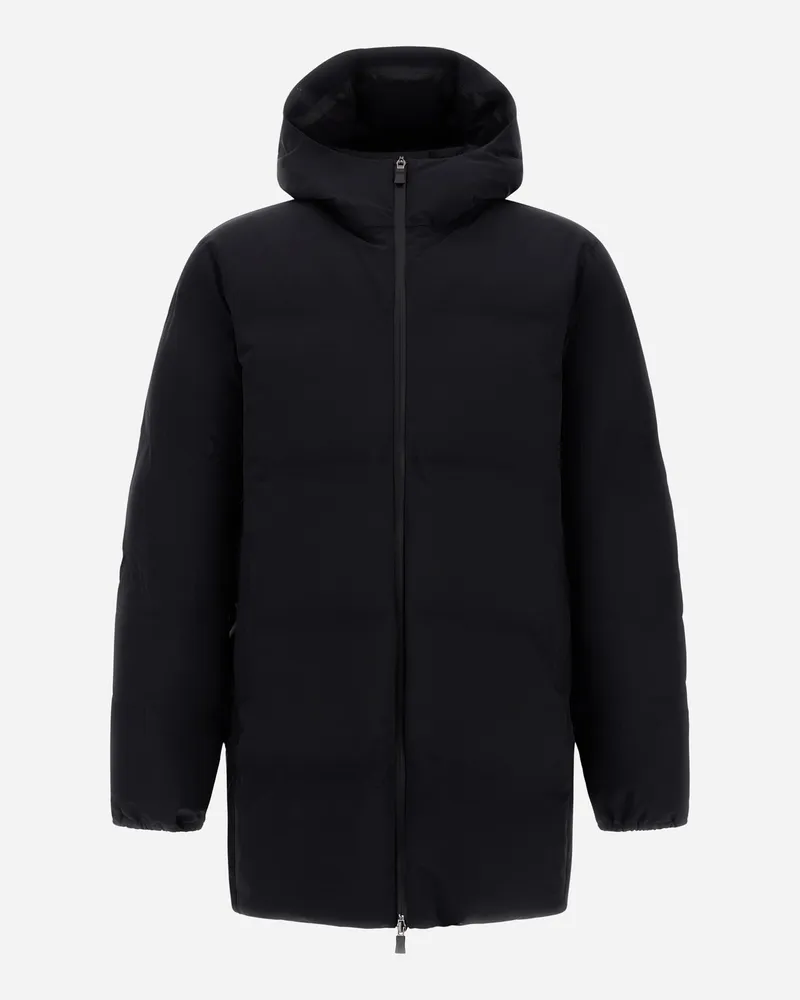 Herno Lange Jacke Aus New Impact - Mann Parka & Jacken Schwarz Schwarz
