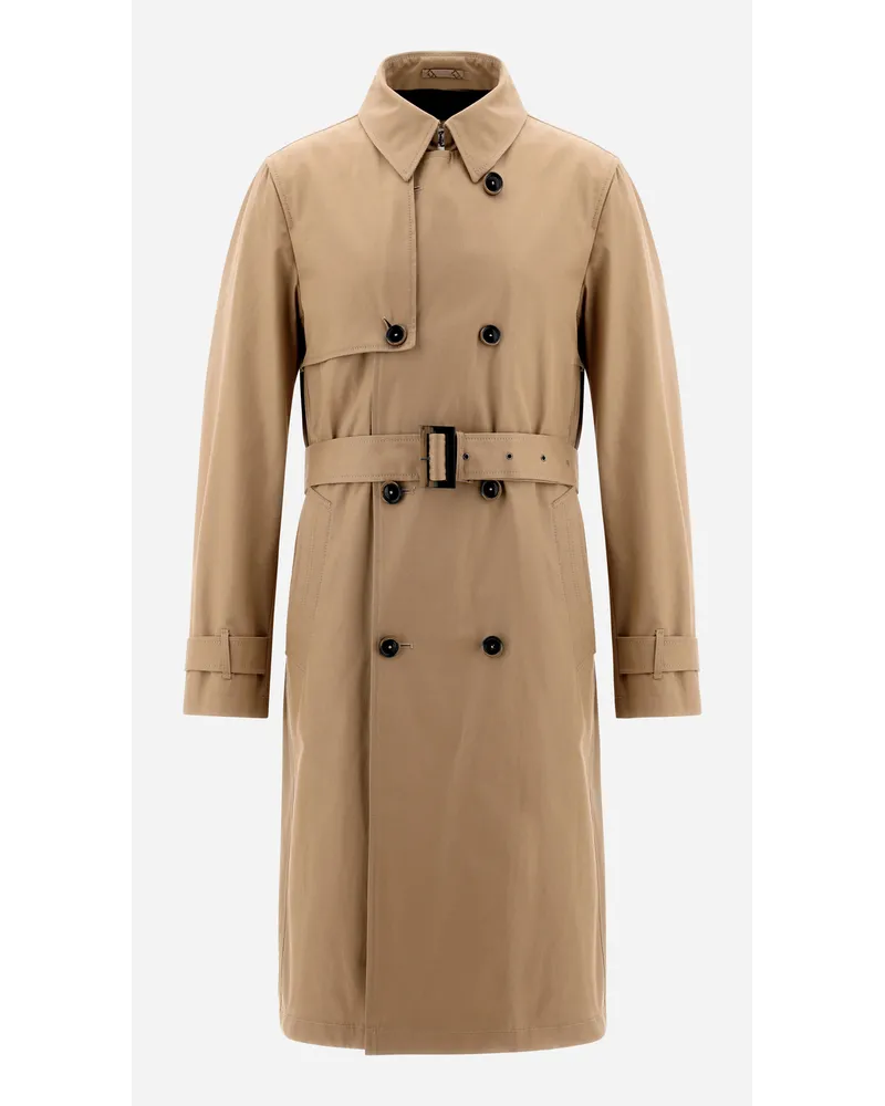 Herno Delon Und Monogram Trenchcoat Sand