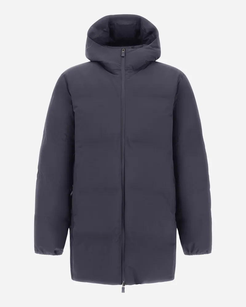 Herno Lange Jacke Aus New Impact - Mann Parka & Jacken Blau Blau