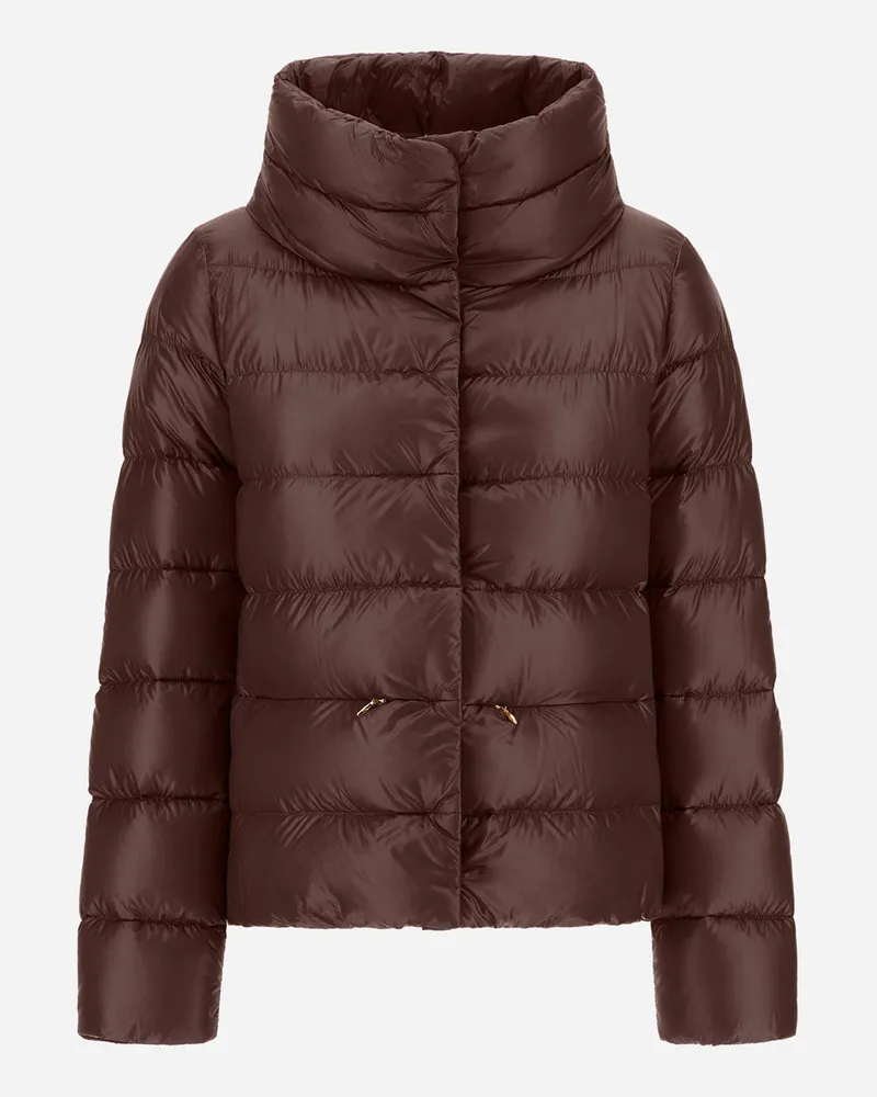Herno Cappa In Nylon Ultralight - Frau Capes Dunkle Schokolade Dunkle