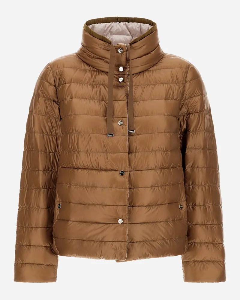 Herno Wendbares Cape Aus Nylon Ultralight Chantilly
