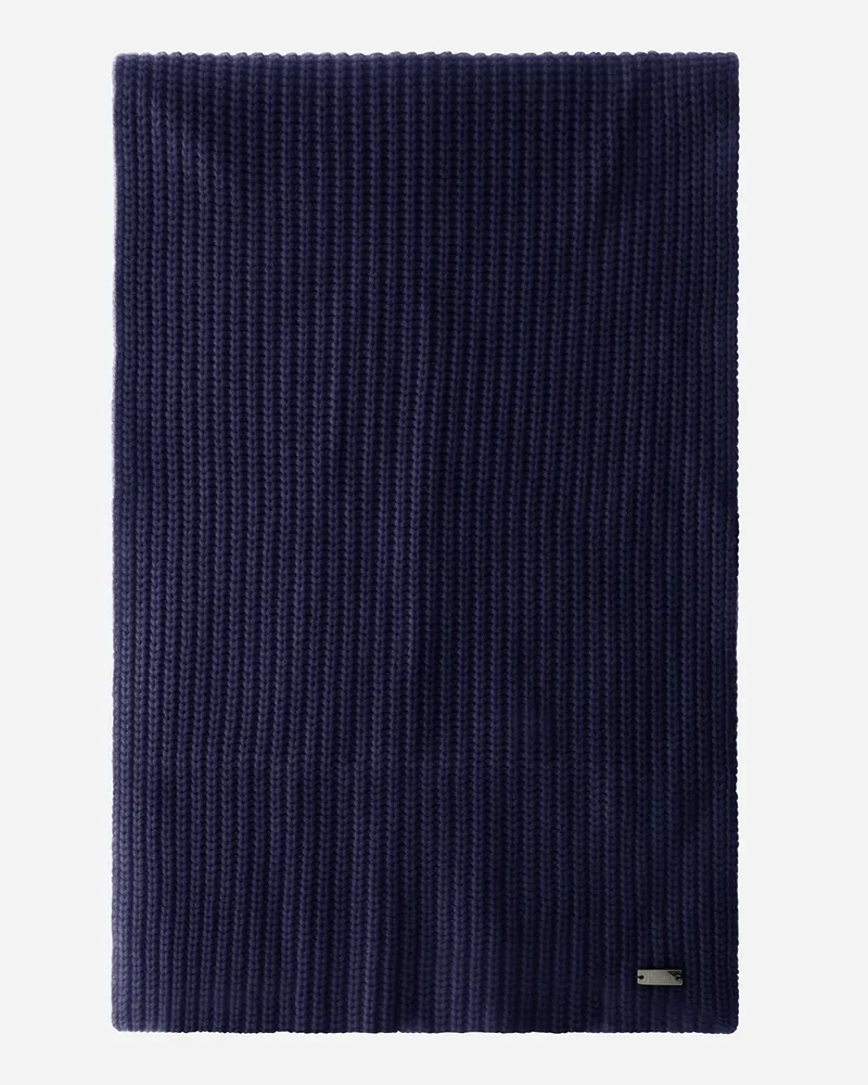 Herno Schal Aus Eternity Cashmere Marineblau