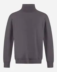 Herno Pullover Aus Endless Wool Grau