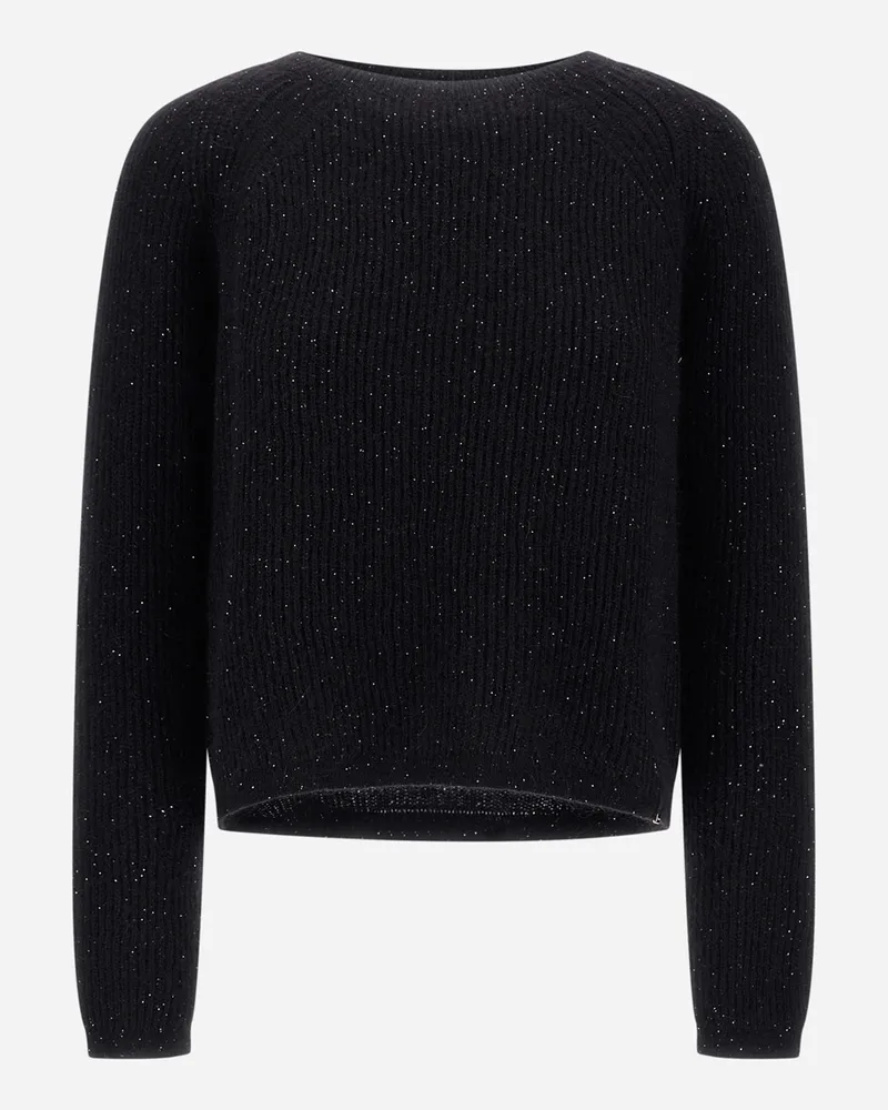 Herno Pullover Aus Mohair Im Patentmuster - Frau Pullover & Strickjacken Schwarz Schwarz