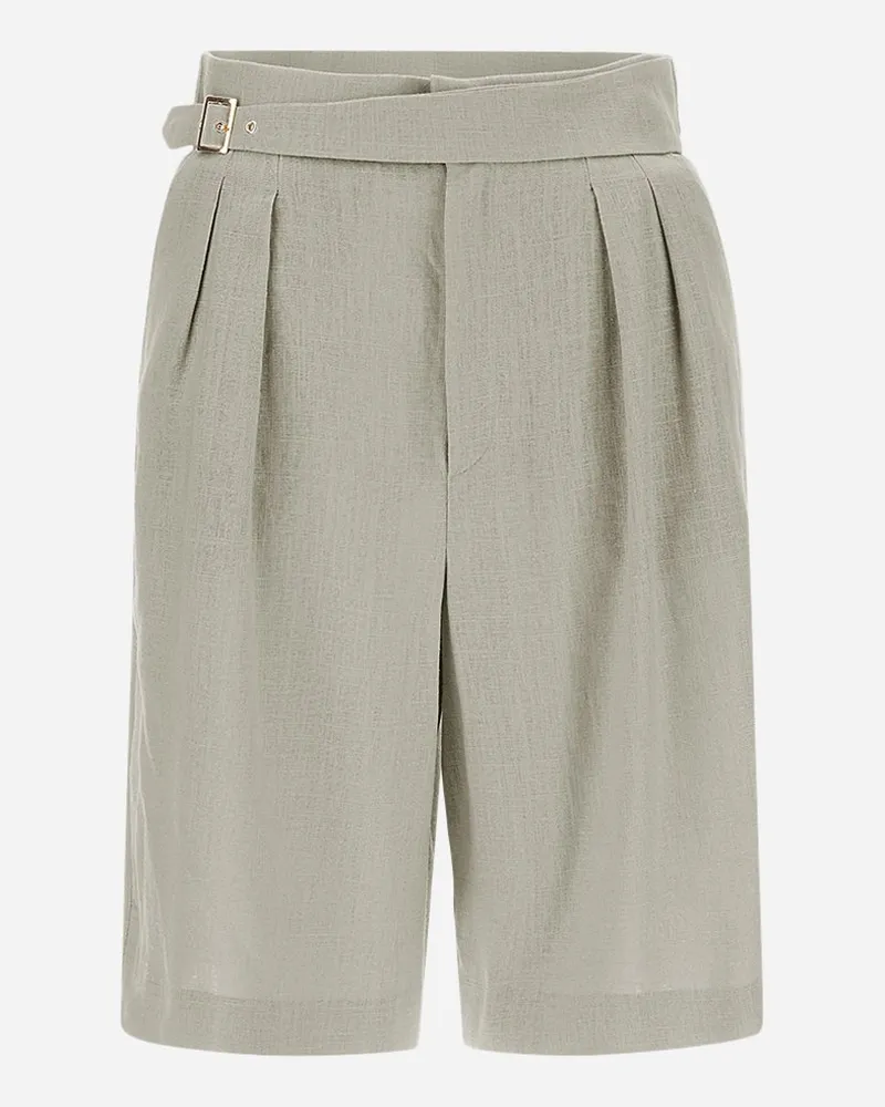 Herno Shorts Aus Linen Blend Chantilly