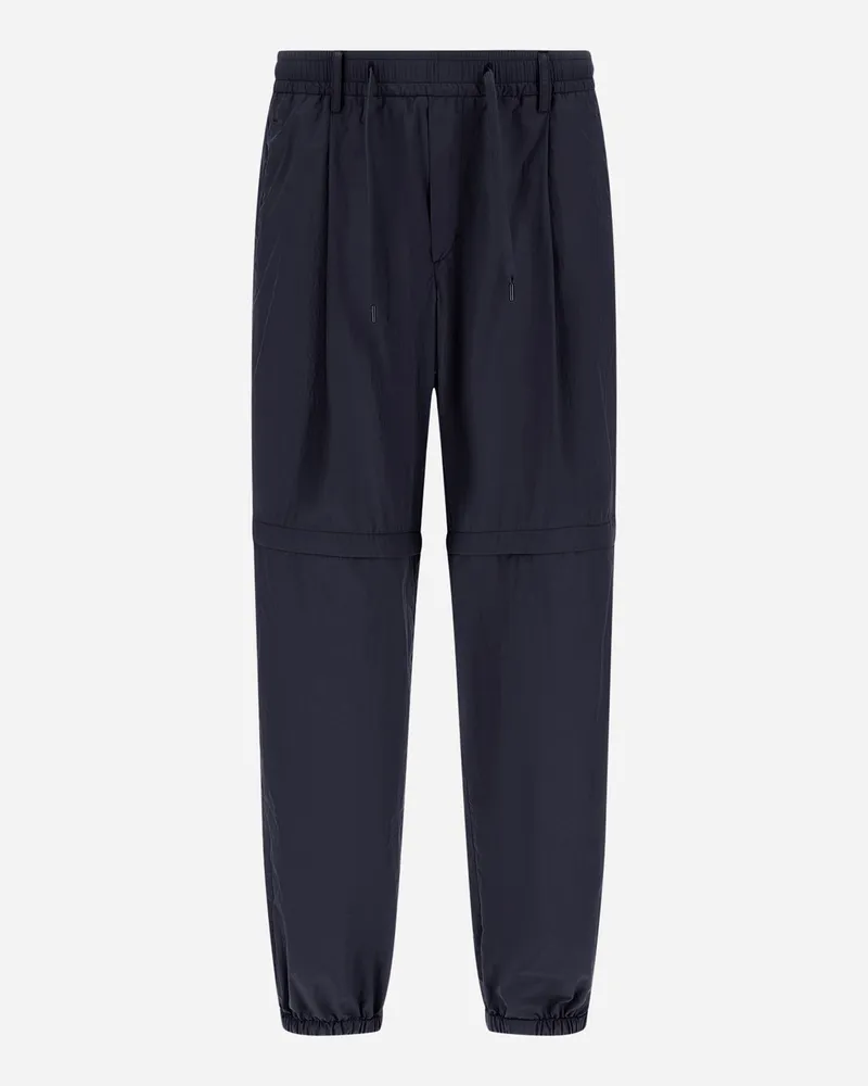 Herno Hose Aus Ultralight Crease Blau