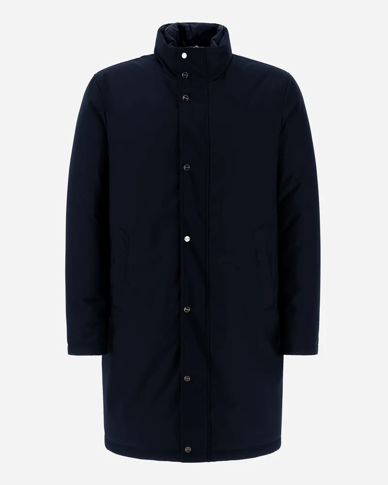 Herno Winterjacke Aus New Business Membranated - Mann Regenmäntel Marineblau Marineblau