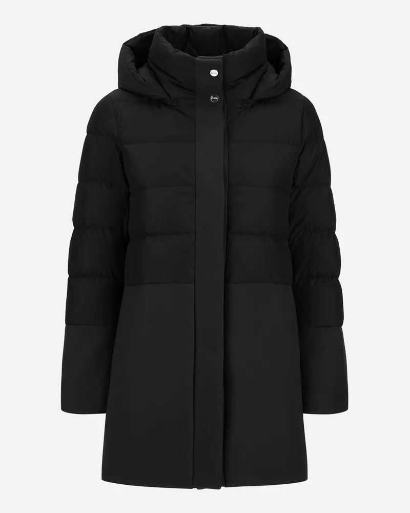 Herno A-form-jacke Aus Ecowool - Frau A-shape Schwarz Schwarz