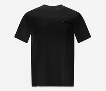 T-shirt Aus Compact Jersey Und Nylon Maestro