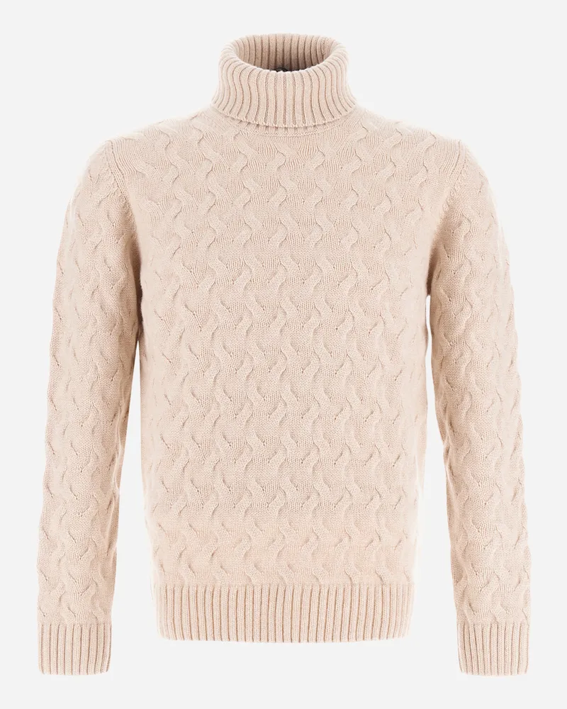 Herno Pullover Aus Wool Cashmere Cable Chantilly