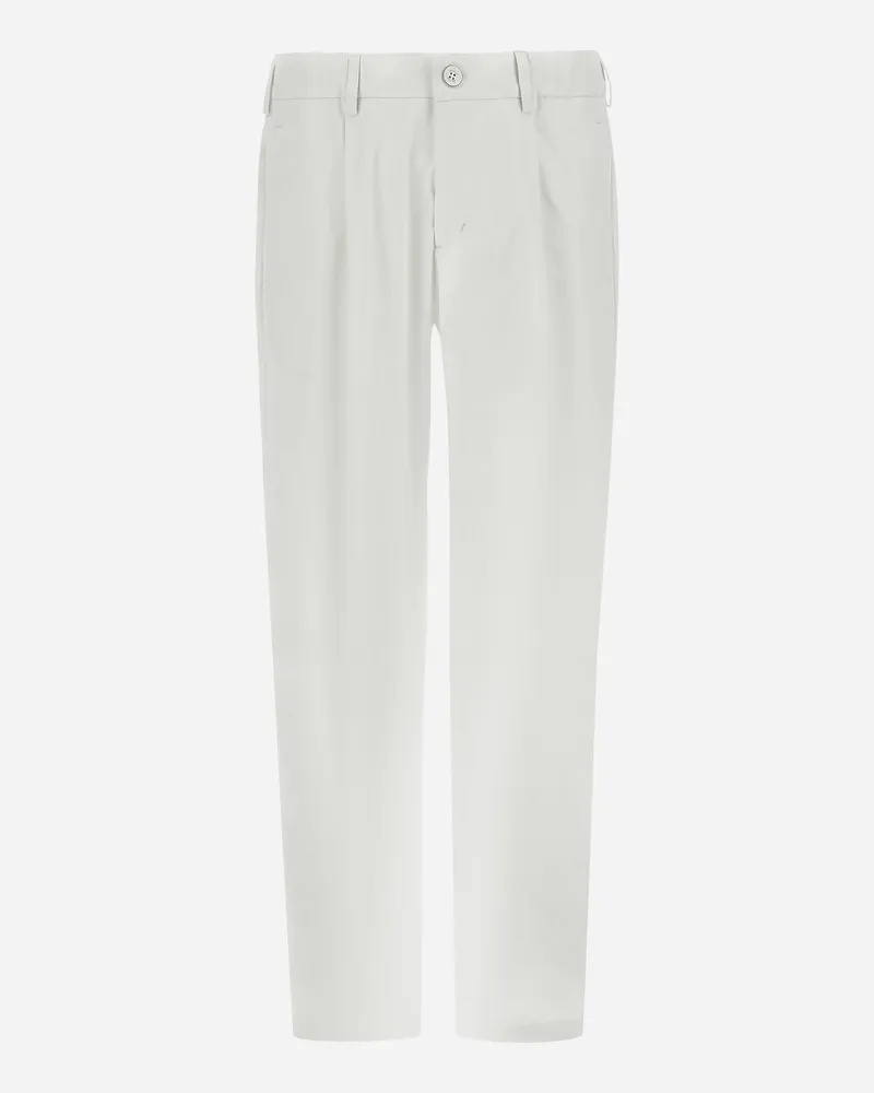 Herno Hose Mit Tunnelzug Aus Cotton Feel Naturweiß