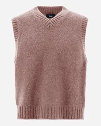 Herno Weste Aus Plain Alpaca Wool Rosa