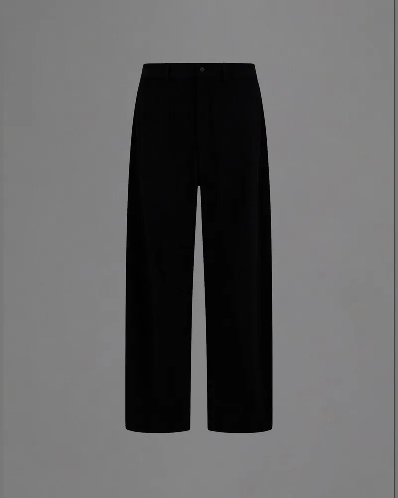 Herno Hose Laminar Aus Washed Tech-corduroy -   Schwarz Schwarz