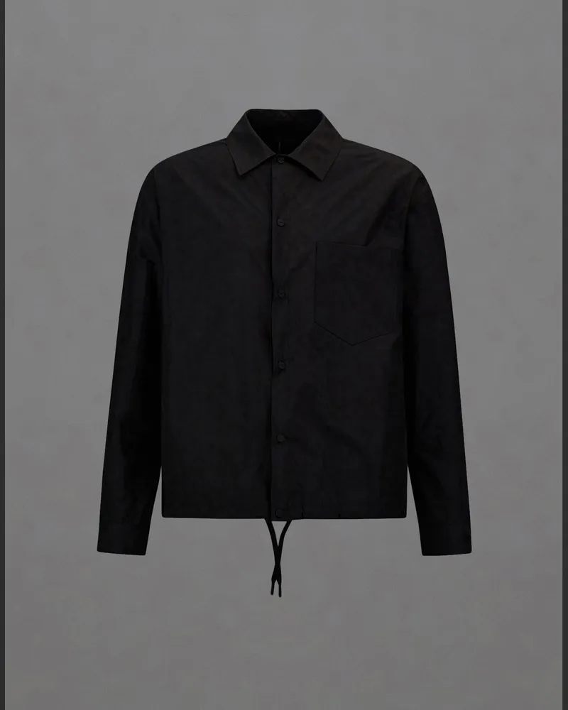Herno Hemd Laminar Aus R-tech Nylon -   Schwarz Schwarz