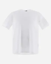 Herno T-shirt Aus Superfine Cotton Stretch Weiß