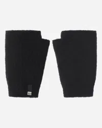 Herno Handschuhe Aus Plain Alpaca Wool Schwarz