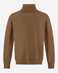 Herno Pullover Aus Endless Wool Camel