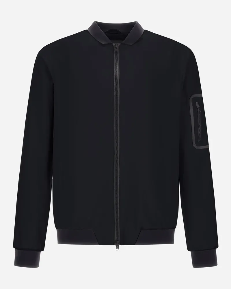 Herno Bomberjacke Aus Gore-tex Infinium Windstopper Schwarz