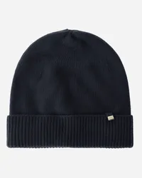 Herno Beanie Aus Wolle Marineblau