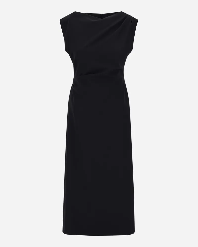 Herno Kleid Aus Bi-stretch-gewebe - Frau Röcke & Kleider Schwarz Schwarz