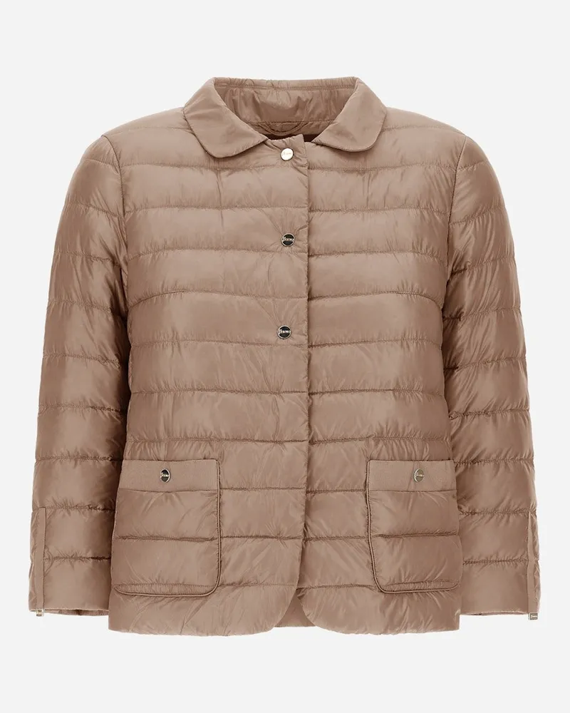 Herno Jacke Aus Nylon Ultralight Taubengrau