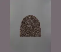 Beanie-mütze Laminar Aus Mouliné Knit - Schwarz