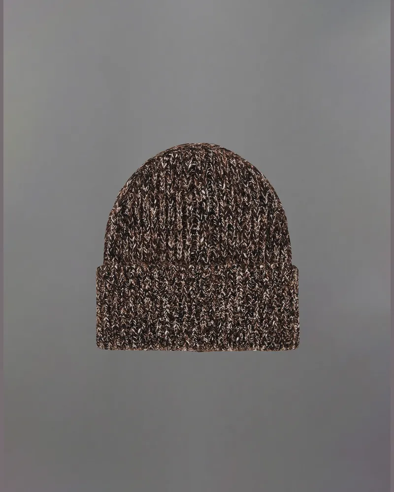 Herno Beanie-mütze Laminar Aus Mouliné Knit -   Schwarz Schwarz