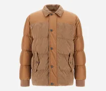Jacke Aus Cord Und Nylon Chamonix - Mann Parka & Jacken Camel