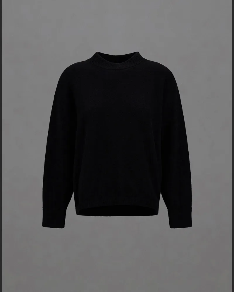 Herno Pullover Laminar Aus Soft Wool -   Schwarz Schwarz