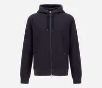 Jacke Resort Aus Interlock-baumwolle Und Travel Nylon Ponente - Mann Parka & Jacken Marineblau