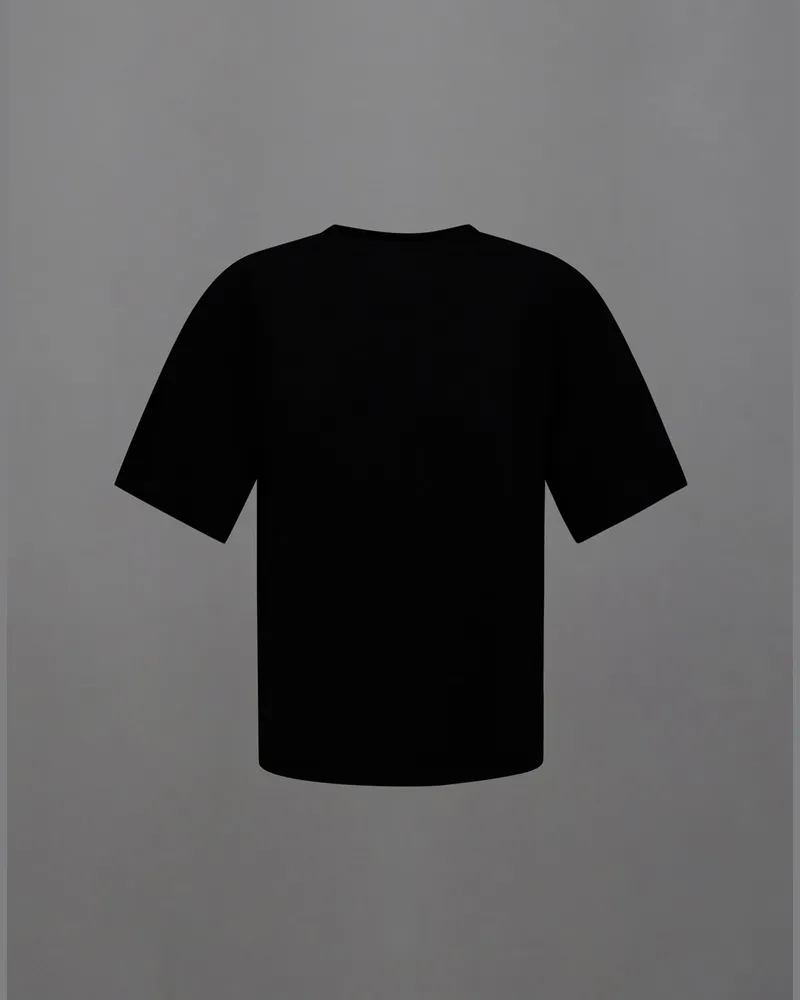 Herno T-shirt Laminar Aus Mercerized Jersey Schwarz