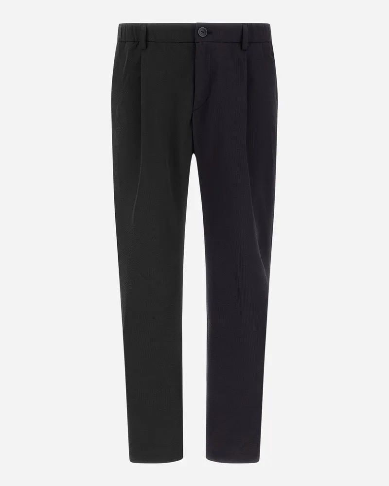 Herno Hose Aus Seer-crease Marineblau