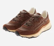 Sneaker Herno Maggiore Aus Leder - Frau Schuhe Gebrannt