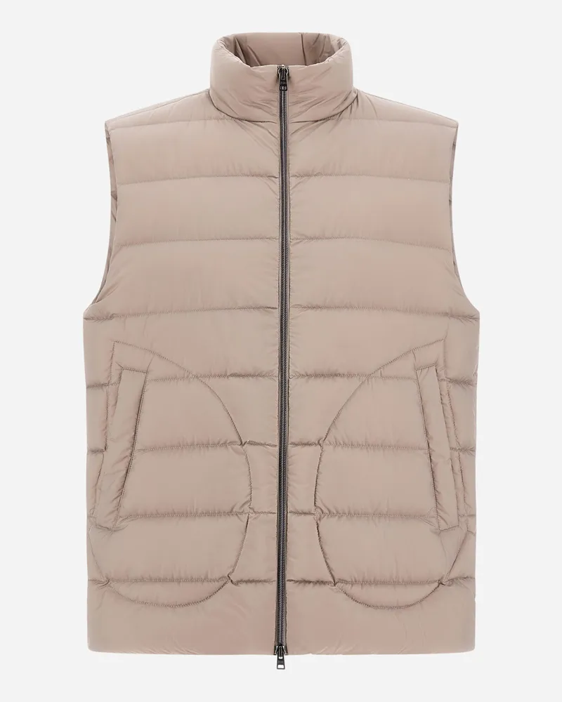 Herno Lo Smanicato - Mann Weste Helltaupe Helltaupe